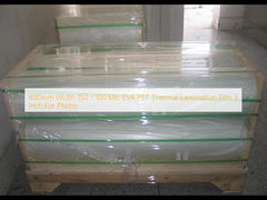 800mm Chiều rộng 150/100 Mic Phim cán nhiệt EVA PET 3 inch cho ảnh