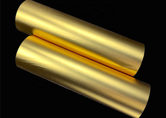 Good price Metallic Lustre Surface BOPP Thermal Laminating Film Gold 1500m Để bọc quà tặng trực tuyến