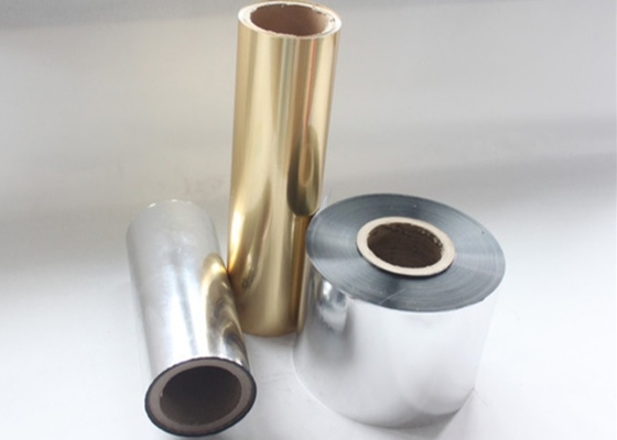 Good price 1500mm tự dán nhựa niêm phong cuộn 3 inch nhựa nhiệt PET phim kim loại hóa trực tuyến
