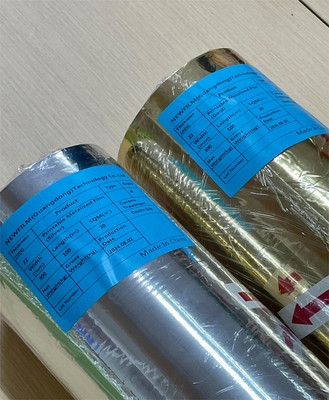 Good price Density Aluminized PET Film Roll with Heat-Sealable Mirror-Finish Bonding Film Processing Type Multiply Extrusion and EVA Glue Layer (Lớp phim PET có mật độ nhôm có lớp keo EVA) trực tuyến