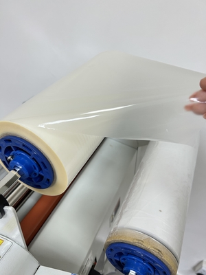 Good price Bộ phim chuyển sơn sơn sơn cao độ bền không mịn nhiệt 23 Mic BOPP chống chớp phủ trước cho bao bì hộp cao cấp trực tuyến