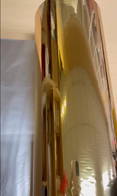 Good price Metallized Polyester PET Thermal Lamination Film Gold bề mặt hoàn thiện trực tuyến