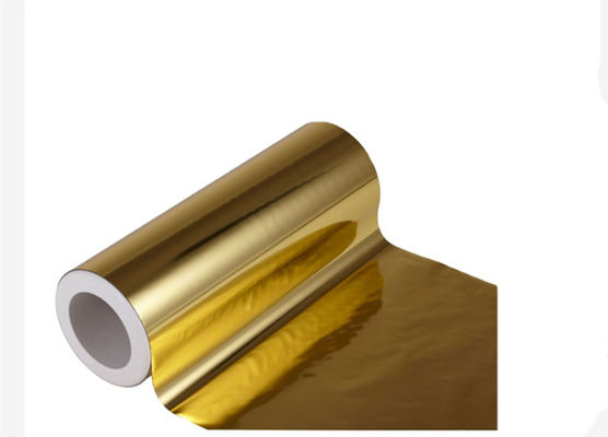 Good price PET kim loại hóa nhựa polyester sơn nhiệt vàng Sliver đồng ánh sáng phản xạ bề mặt 3000m trực tuyến