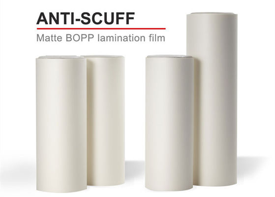 Good price Màng cán nhiệt BOPP 350mm 30mic chống bóng mờ để in ấn và đóng gói trực tuyến