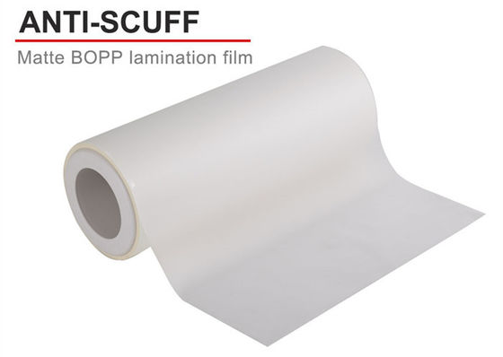 Good price Chất dính chống trầy xước Bopp Matt Film Roll For Hot Stamping 28mic 4000m trực tuyến